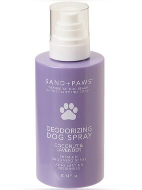 SAND+PAWS Coconut & Lavender Deodorizing Dog Spray NEW